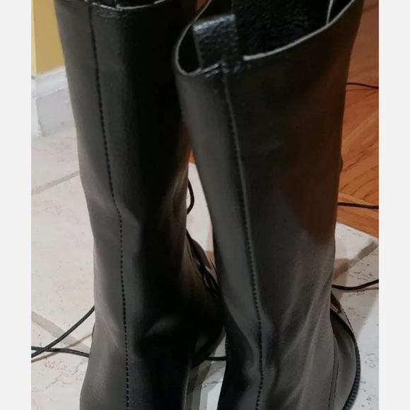NEW Rosstyle stylish Mid Calf Boot Faux Leather Si - Picture 2 of 7